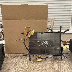 Michael Aram Black and Gold Photo Frame